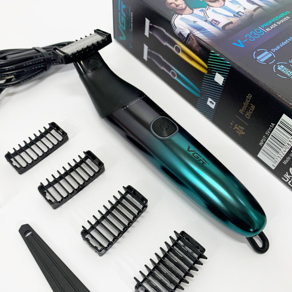 Бритвы электрические VGR V-339 GREEN, Електробритва для бритья, Хорошая электробритва для бороды WP-95 Львов - изображение 3