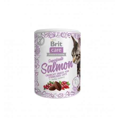 Ласощі для котів Brit Care Cat Snack Superfruits Salmon, лосось, 100 г Київ