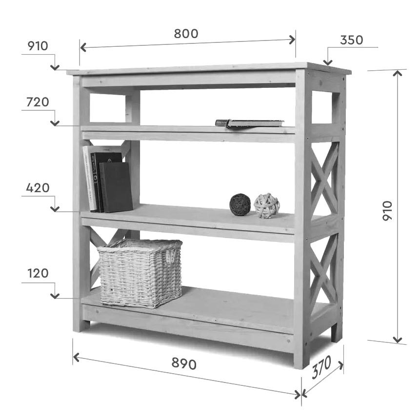 Этажерка для ванной 