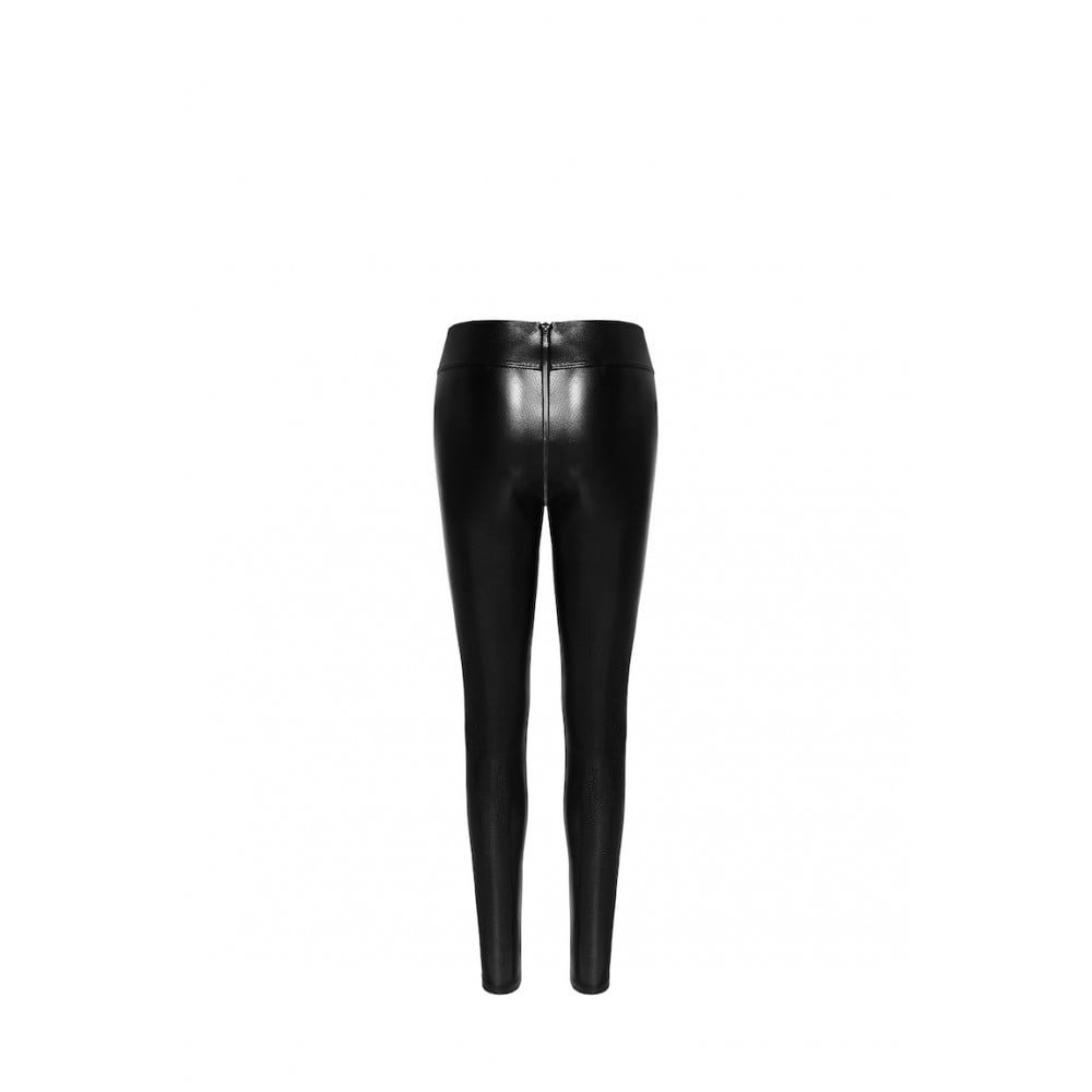 Леггинсы сексуальные со змеиным принтом L F274 Noir Handmade, черные Sex Aura Киев - изображение 5