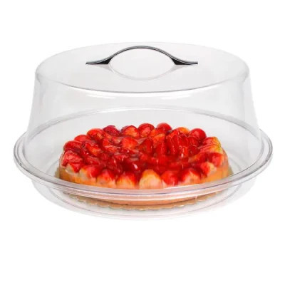 Кришка для зберігання продуктів Bora Plastik з металевою ручкою 35 см (BO374) Вінниця - фото 1