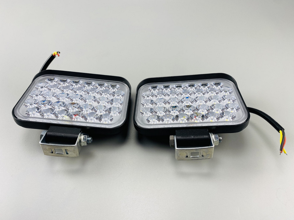 Фара LED прямокутна 99W ближнє і дальнє світло 33 led діода 6500K робоча фара Мукачево - фото 5