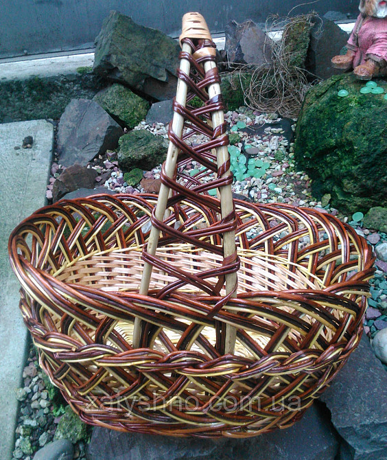 Пасхальная корзина овальная кофейная Киев - изображение 4