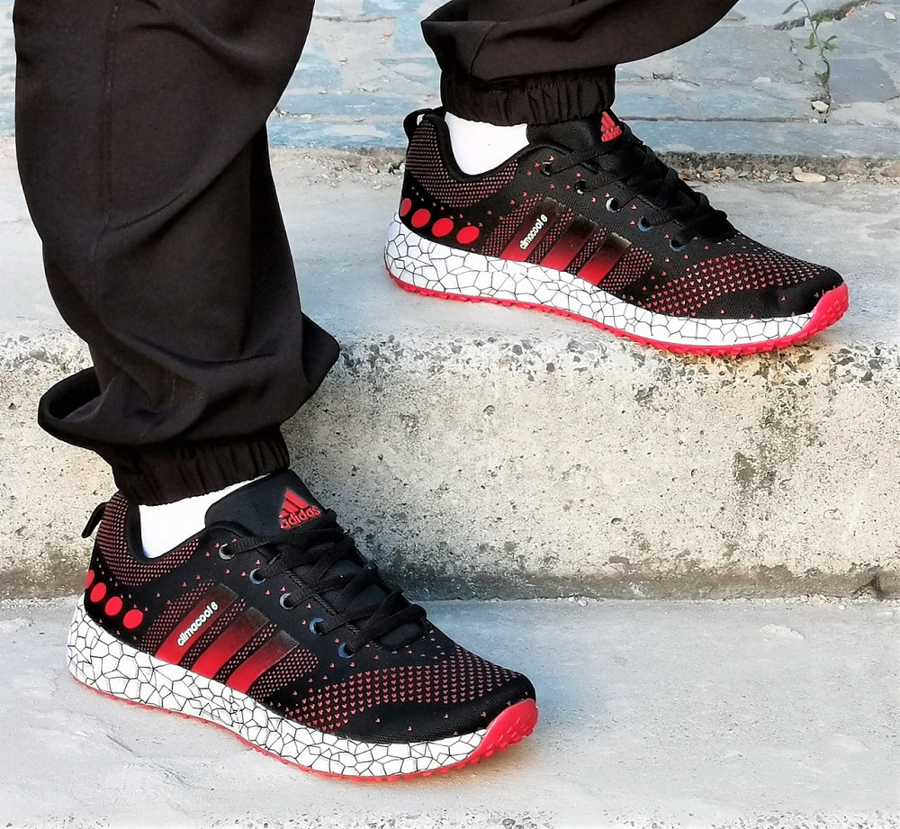 Кросівки Adidas Climacool Чорні Чоловічі Адіас Червоні (розміри: 41,42,43,44,45) Дніпро - фото 9