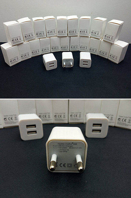 Адаптер живлення 2*USB 5V-2A Луцьк - фото 1