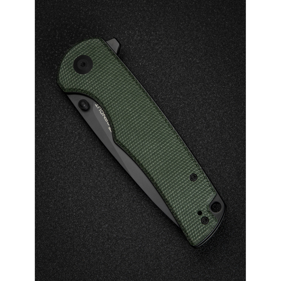 Ніж складаний туристичний Sencut Praktisk, (9.1 см) 9Cr18MoV / Micarta темно-зелений Київ - фото 12