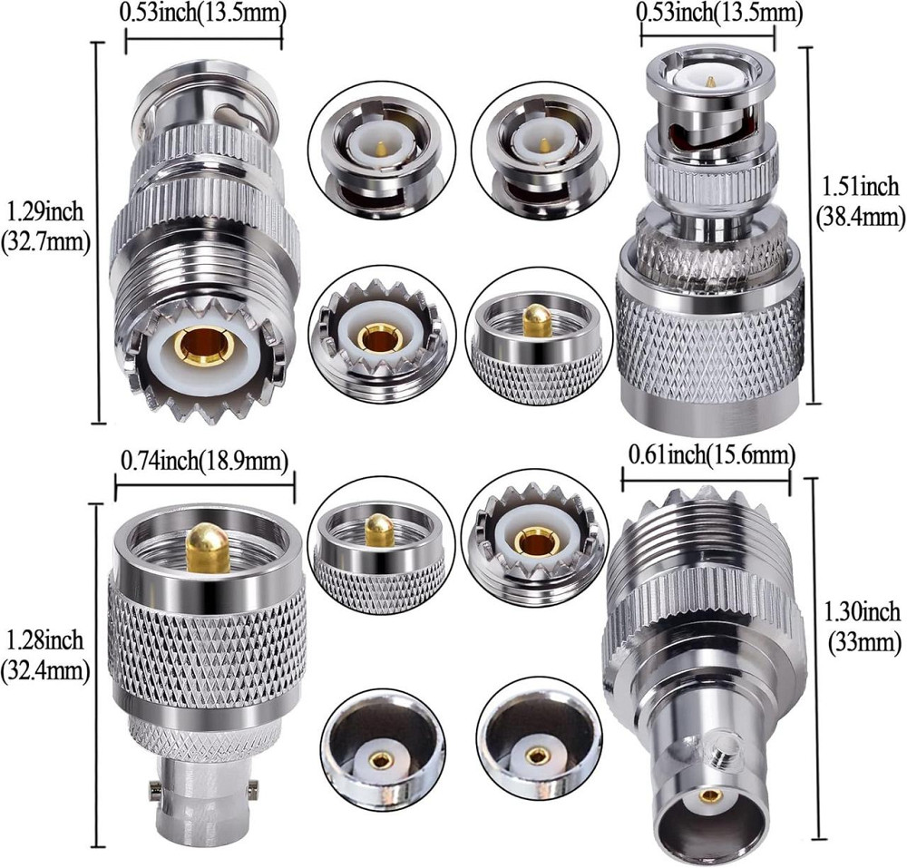 Комплект универсальных антенн: 14 адаптеров SMA, BNC, N, PL259, SO239 Киев - изображение 8