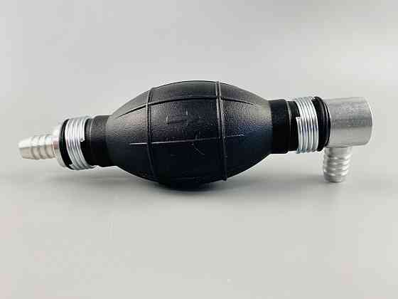 Ручний насос для перекачування рідини з клапаном масло-бензостійка гума алюмінієві наконечники d = 10 мм Мукачево