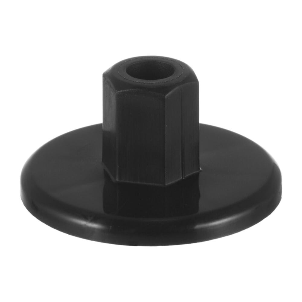 Гайки, шайби, накрутки, Гайка з фланцем Чорний, Пластик, Розміри (мм): T-30 T1-10 D-5.6 H-15. Марка автомобіля: Київ - фото 1