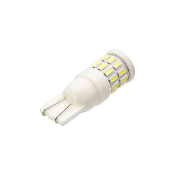 Светодиодная лампа AllLight T10 30 диодов 3010 W2,1x9,5d 12V WHITE (керамика) Харків