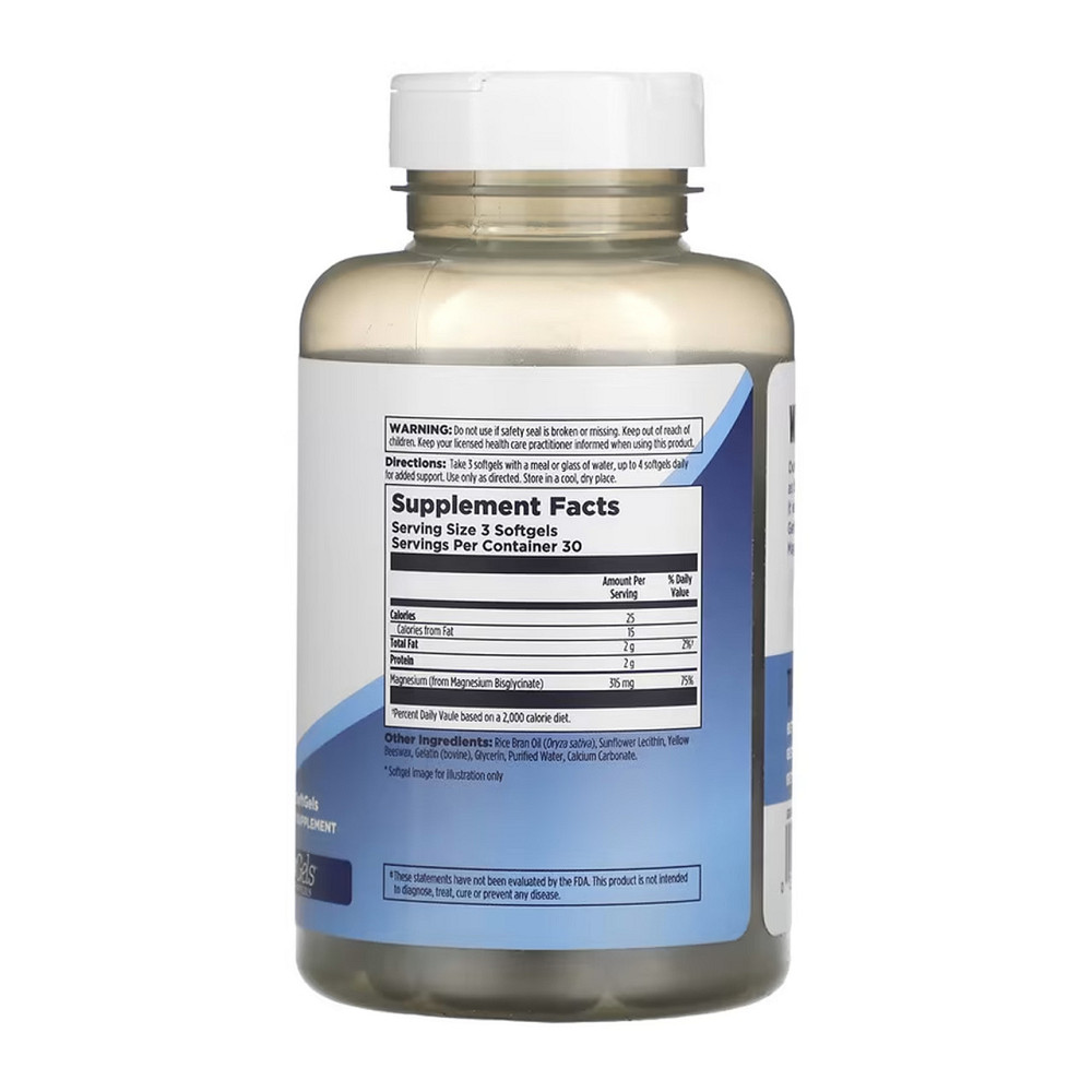 Магній гліцинат KAL Magnesium Glycinate 90 капс Київ - фото 2