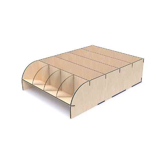 Ящик для денег EKOSTAR 302х220х80 4 ячейки Киев