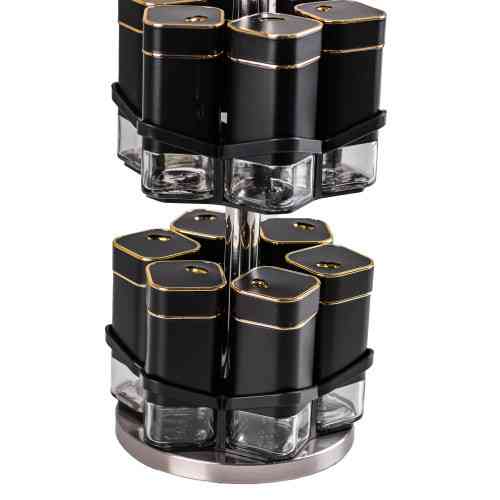 Карусельний набір для спецій на підставці, 12 баночок Київ