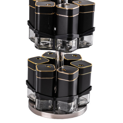 Карусельний набір для спецій на підставці, 12 баночок Київ - фото 2