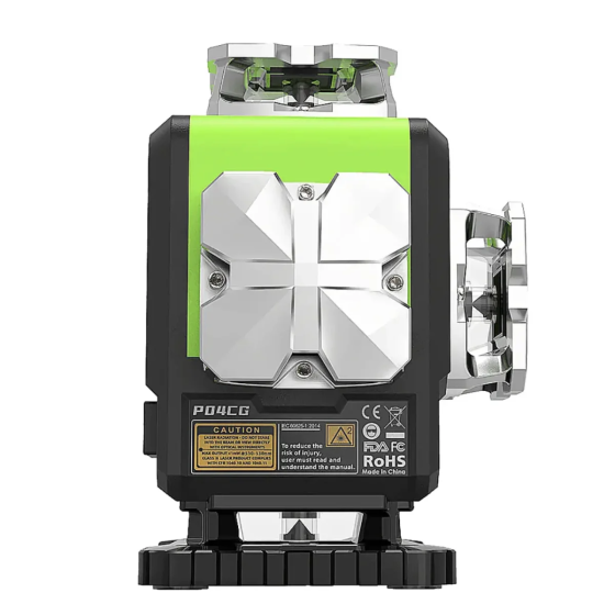 Лазерный уровень нивелир Huepar P04CG 4D откалиброван 16 линий Зеленый луч Винница