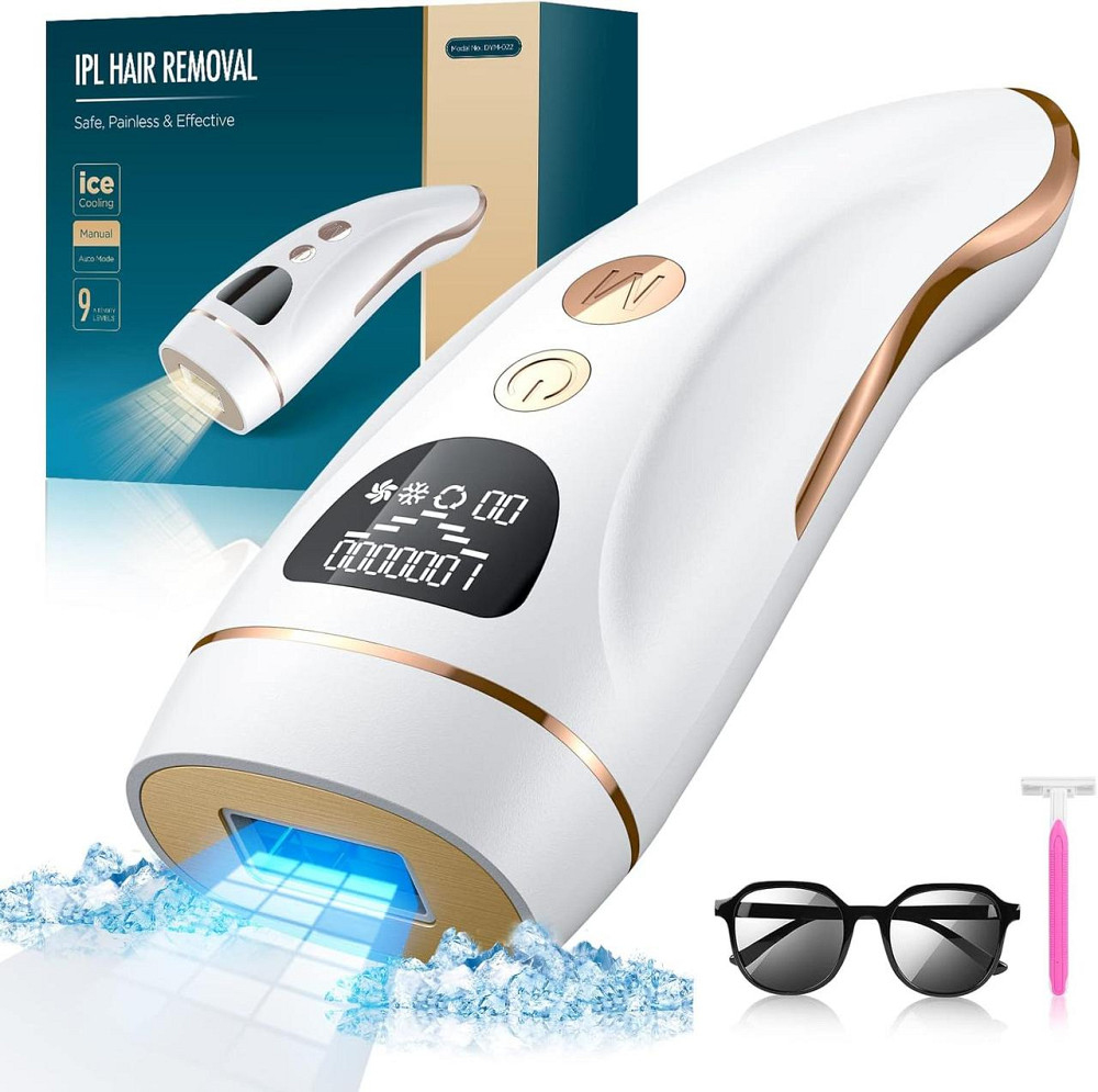 Эпилятор IPL Hair Removal DYM-022 с охлаждением, лазерная эпиляция, фотоэпиляция для тела, удаление волос Киев - изображение 1
