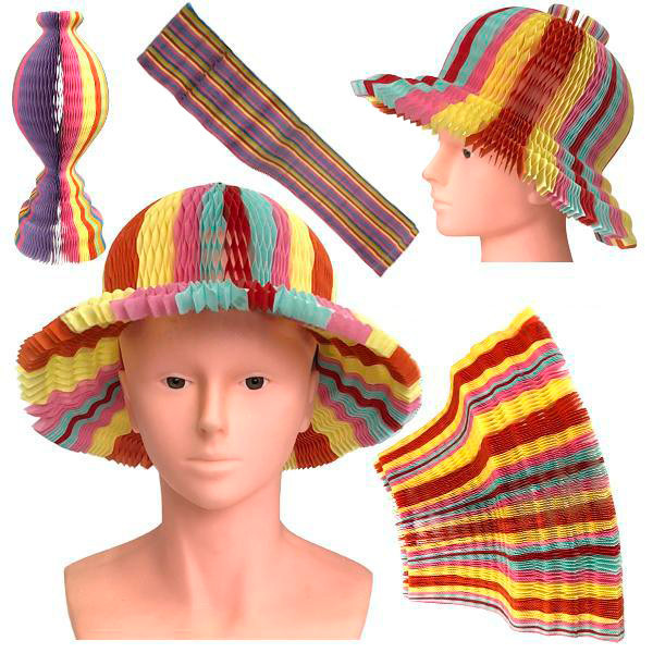 Капелюх паперовий розкладний літній Київ - фото 1