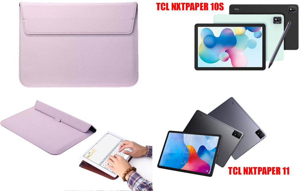 Чохол-конверт VitoCase для TCL NXTPAPER 10S, NXTPAPER 11, з функцією підставки для планшета Фіолетовий Київ - фото 1