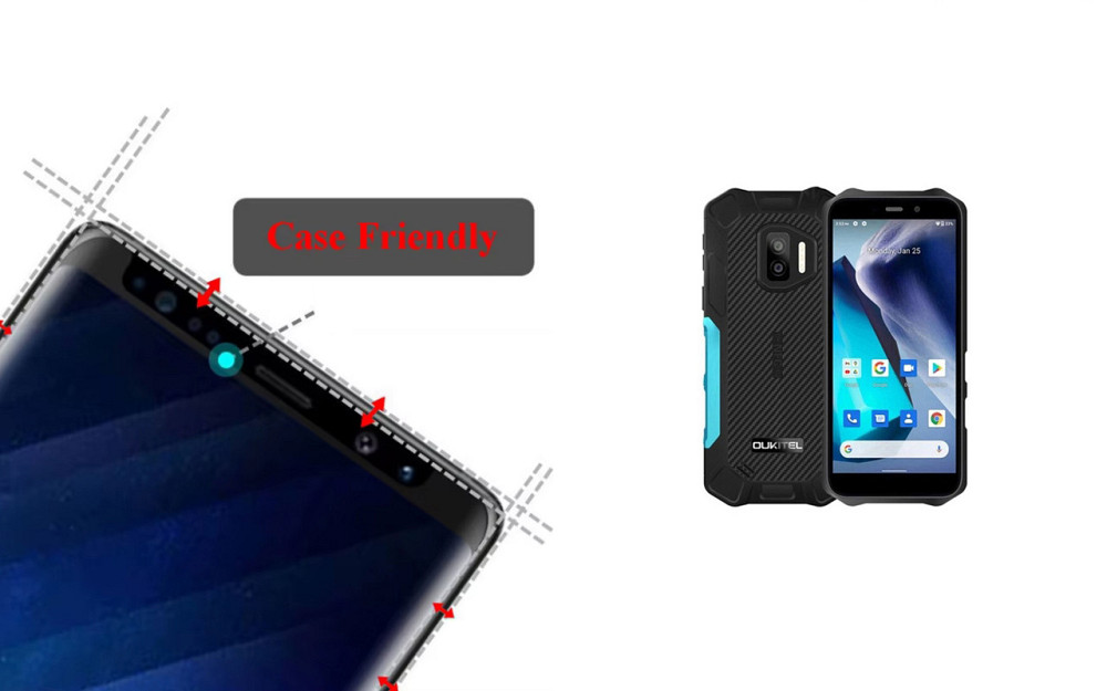 Захисне скло HyperGlass Pro для Oukitel WP12, WP12 Pro – максимальна чутливість та захист Київ - фото 4