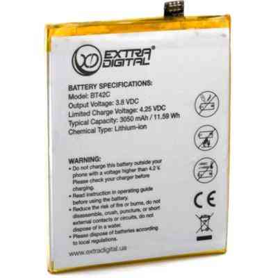 Аккумуляторная батарея Extradigital Meizu M2 Note 3050 mAh (BMM6459) Винница