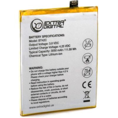 Аккумуляторная батарея Extradigital Meizu M2 Note 3050 mAh (BMM6459) Винница - изображение 1