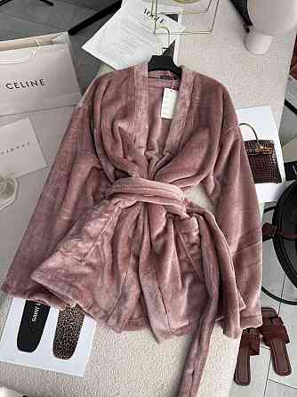 Жіночий стильний домашній махровий халат Капучино Одеса