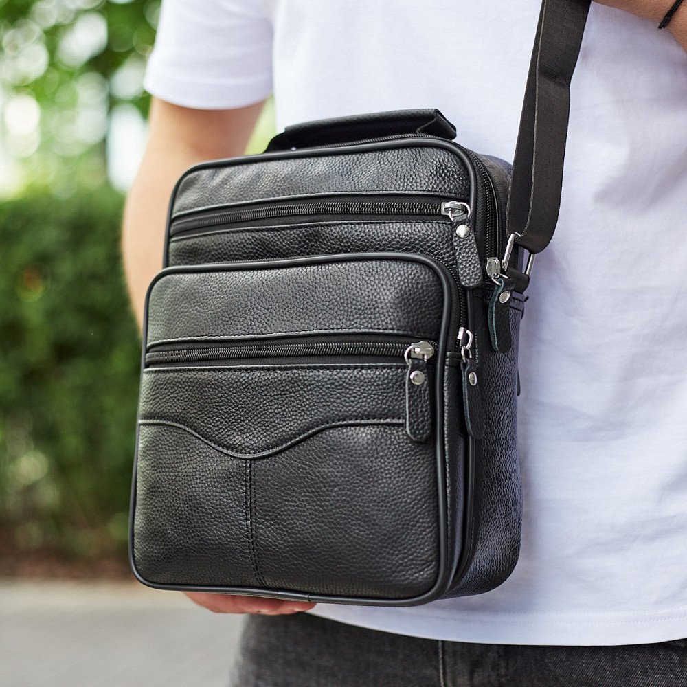 Мужская сумка-барсетка через плечо кожаная Bexhill Киев - изображение 10