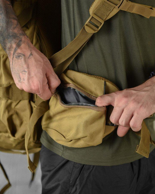 Рюкзак Over Earth 100л рамный cayot   ОР1238 Одеса - фото 9