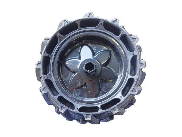 Колесо безвоздушное 3,5*6, со ступицей 24 мм, левое Мукачево - изображение 1