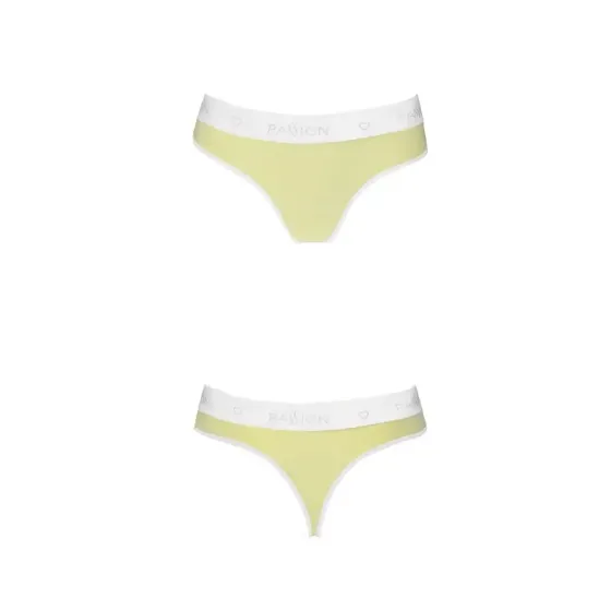Спортивні трусики-стрінги Passion PS007 PANTIES S, yellow Львів