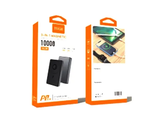 Power Bank TUGII Y02W 10000 мАг, PD 20Вт, QC 22.5Вт, MagSafe, 3 в 1, швидка зарядка Одеса