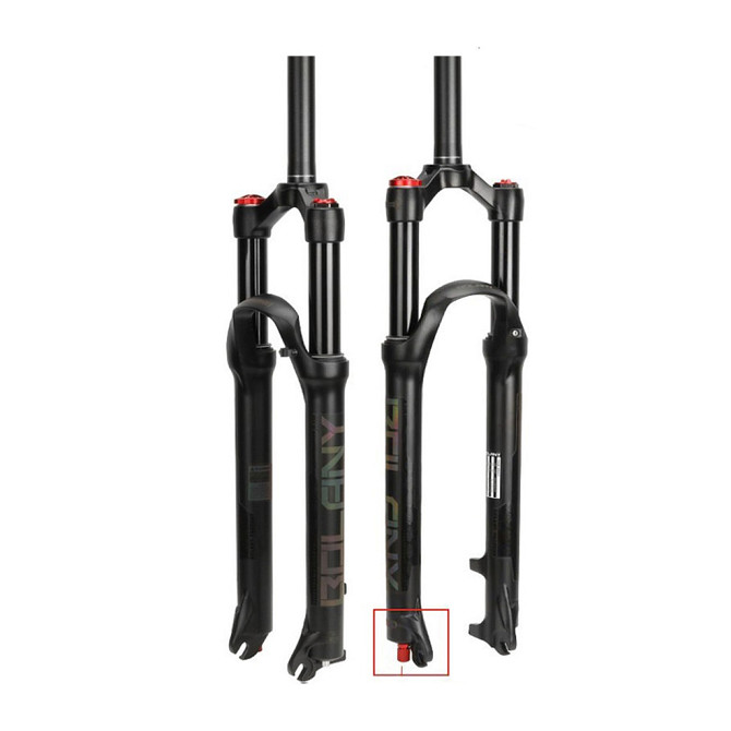 Вилка воздушная Bolany Solo Air 26" 32-FKA-004 120mm D с ручной регулировкой жесткости Бровары - изображение 1