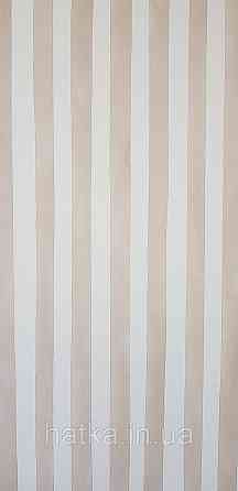 Шпалери флізелінові еко Rasch Kids World 0.53х10 дитячі смуги кремові коричневі білі Київ