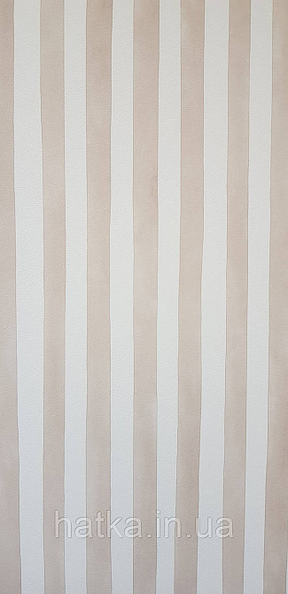 Шпалери флізелінові еко Rasch Kids World 0.53х10 дитячі смуги кремові коричневі білі Київ - фото 1