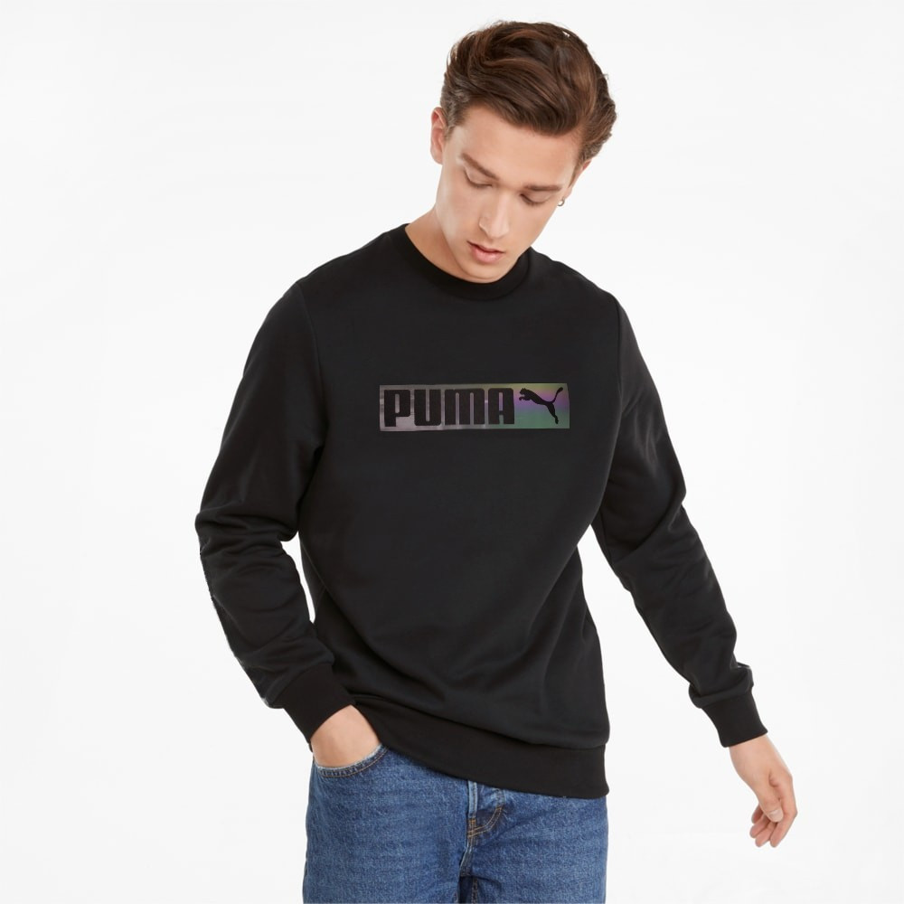 Мужской зимний свитшот PUMA EVOSTRIPE Crew Fleece Киев - изображение 1