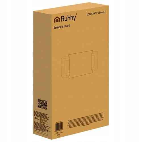 Бамбукова кухонна дошка з двома висувними контейнерами Ruhhy (25707) Нововолинськ