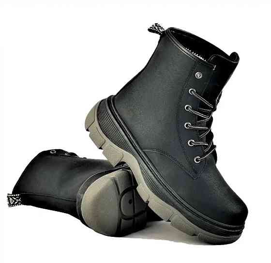 Зимові напівчоботи Жіночі з Хутром Черні (розміри: 36) - 03-1 Дніпро