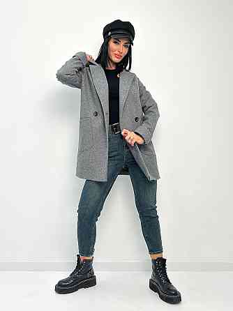 Женское кашемировое пальто Forest 42-44, Графит Киев