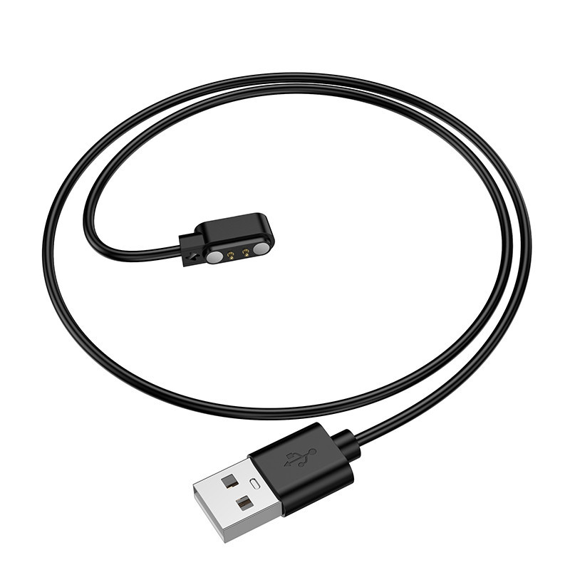 Бездротовий зарядний пристрій для смарт-годинника HOCO Y39 Smart watch charging cable Black Київ - фото 3