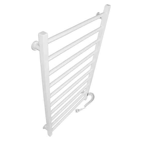 Электрический полотенцесушитель Laris Зебра Альфа ЧК10 500Х900 Э белый, правое подключение Киев