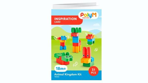 Конструктор PolyM Царство звірят 31 деталей (760004) Харків - фото 10