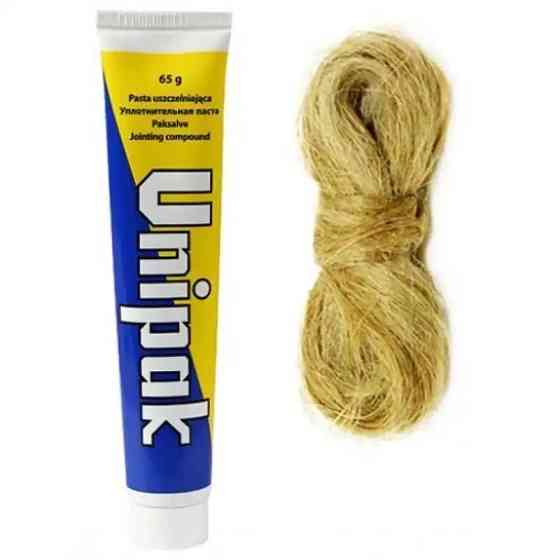 Паста пакувальна для води  75g з льоном-паклею 13g UNIPAK (Набір-Зроби сам) Тернополь