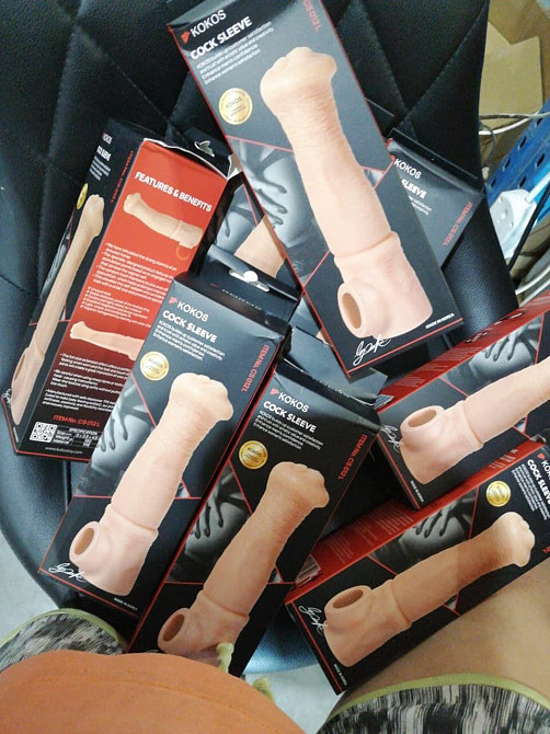 Насадка на член Kokos Cock Sleeve CS 012 L (м'яте паковання!!!) Sex Aura Київ - фото 2