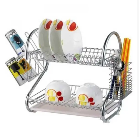 Сушилка для посуды с нержавеющей стали  50х20х30см UNIQUE UN-2002 Одесса - изображение 5
