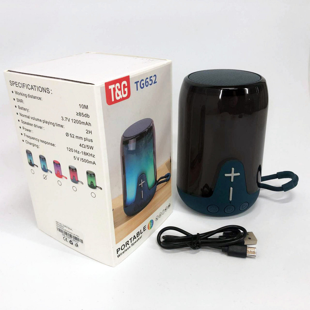 Портативна колонка bluetooth стерео TG652, Портативна колонка bluetooth з AUX входом HO-92 Івано-Франківськ - фото 1