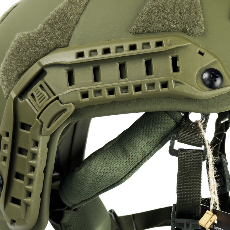 Защитный шлем каска FAST Hight Cut (класс IIIA NIJ) размер L Оливковый Винница - изображение 7