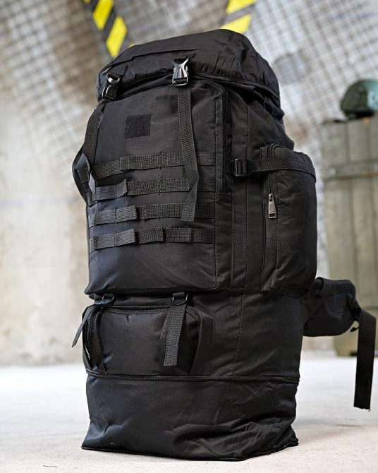 Рюкзак тактичний 50 л Darvall чорний ПП4628 Одеса - фото 4