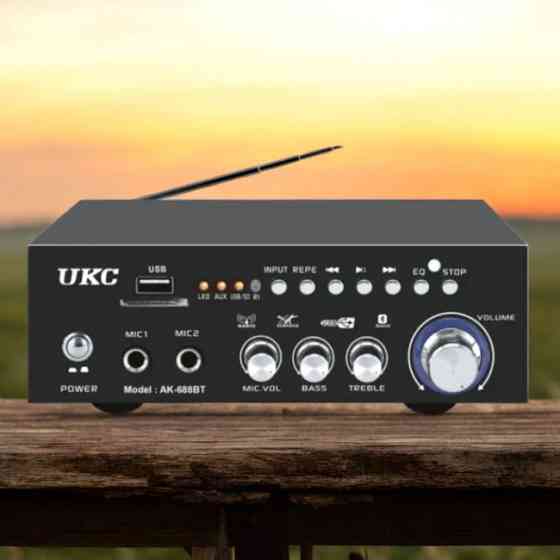 Универсальный Усилитель AMP 688 BT Bluetooth FM USB SD AUX Портативный Мощный Стерео 110Вт Одесса