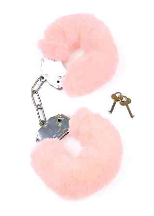 Наручники - Fetish Boss Series Furry Cuffs Light Pink Sex Aura Киев