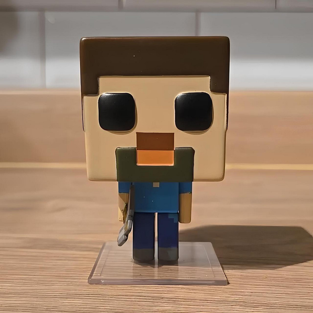 Фигурка Стив. Фанко Поп Майнкрафт. Funko POP Minecraft. Статуэтка Стив (Steve) из игры Майнкрафт 10 см Киев - изображение 8
